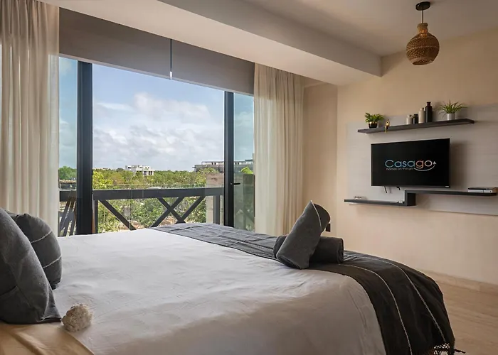 Unwind | Private Balcony & Rooftop Pools | Casago Hébergement de vacances Tulum