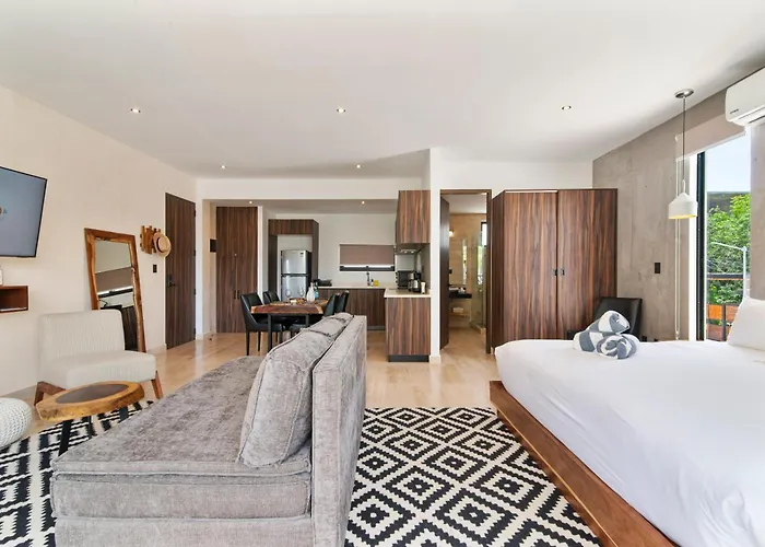 Unwind | Private Balcony & Rooftop Pools | Casago Hébergement de vacances Tulum